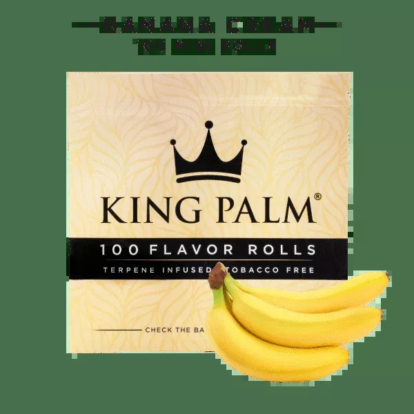 100 Mini Rolls - Banana Cream