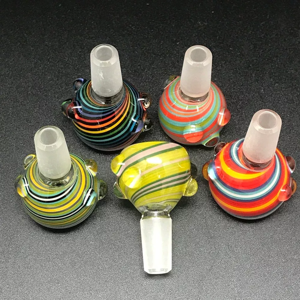 14mm Spiral Color Push Bowl Slide