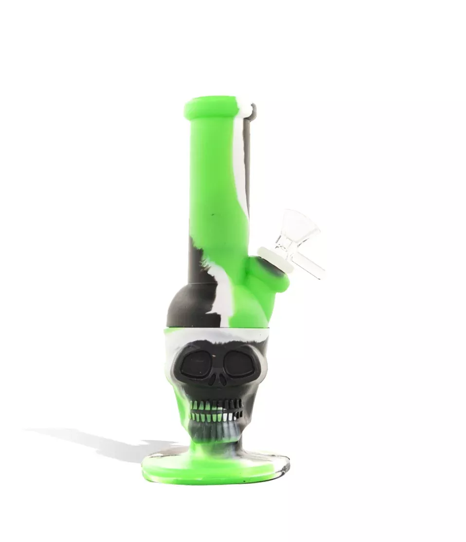 8 inch Skull Design Silicone Water Pipe