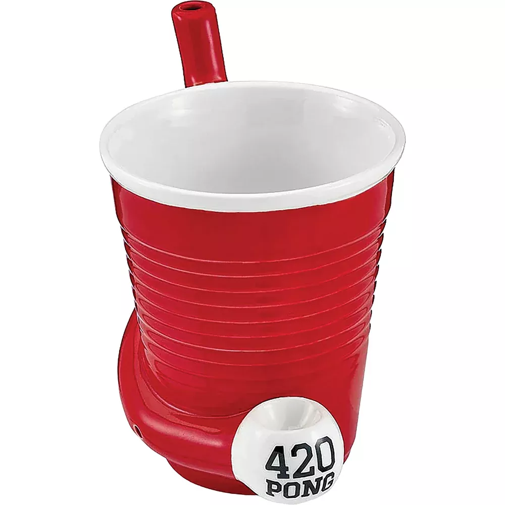 'Beer Pong' Cup Pipe