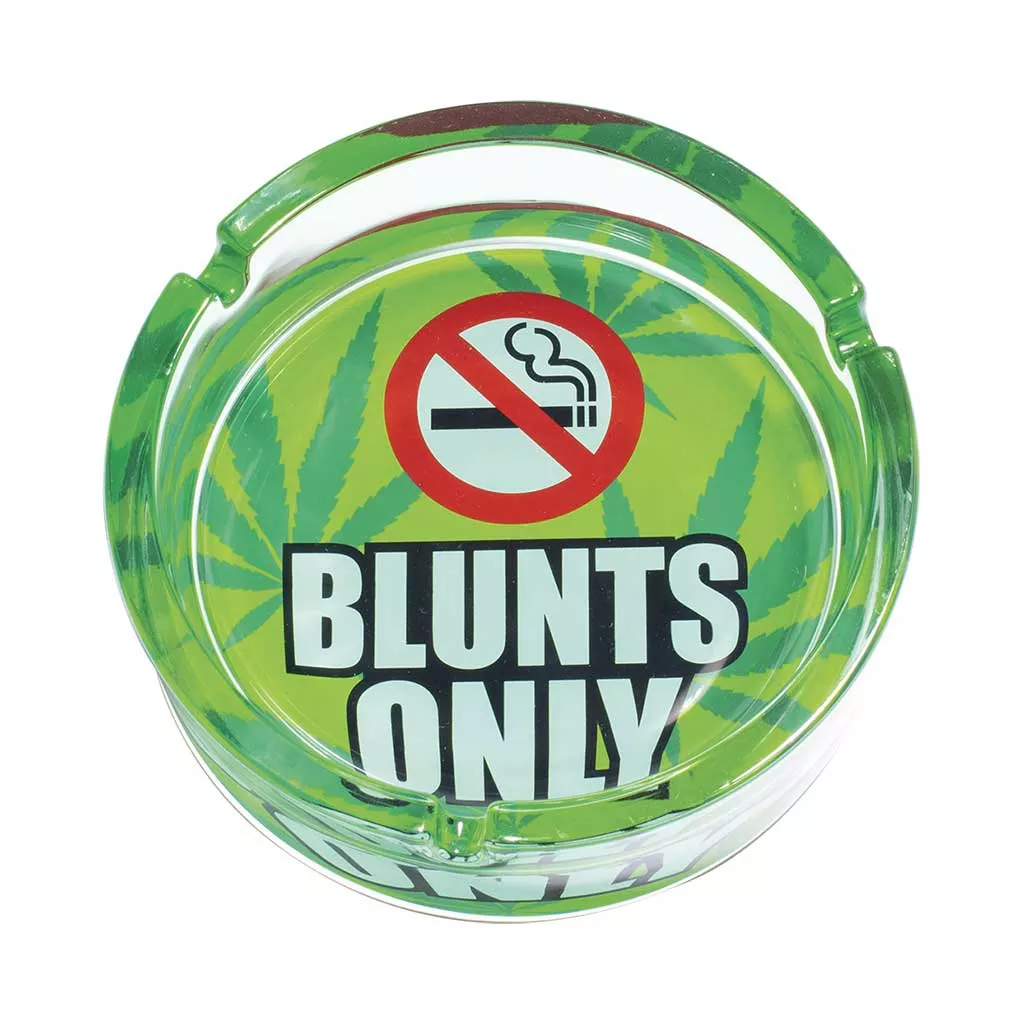 BLUNTS ONLY GLASS ASHTRAY