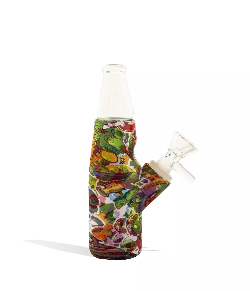 Bottle Shaped Silicone Water Pipe with Custom Designs