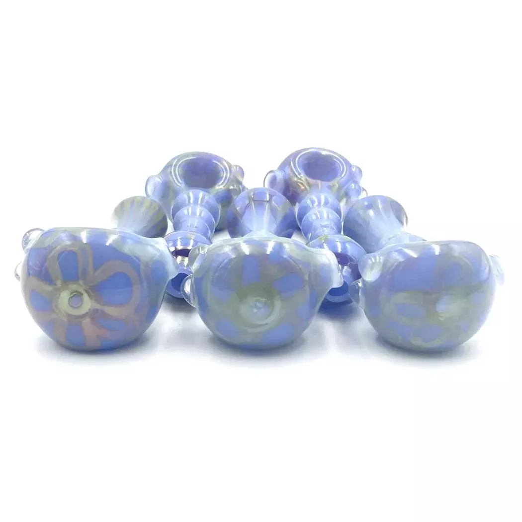 @builtast Milky Tie Dye Squiggle Spoon Hand Pipe