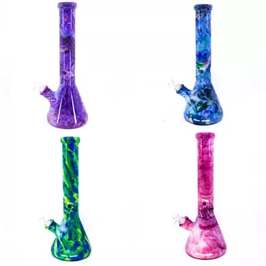 Ceramic Marble Water Pipe - 10"