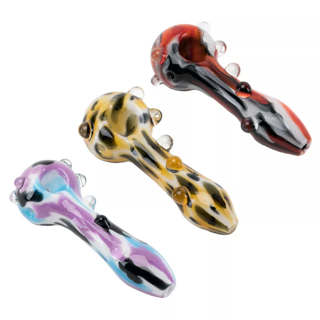 Empire Glassworks Psychedelic 4" MIni Spoon Pipe - Assorted Colors