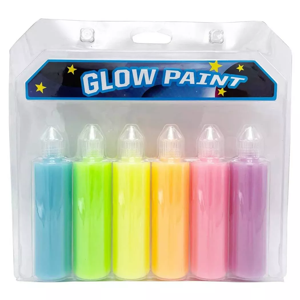 Glow-in-the-Dark Paint - 6 Pack
