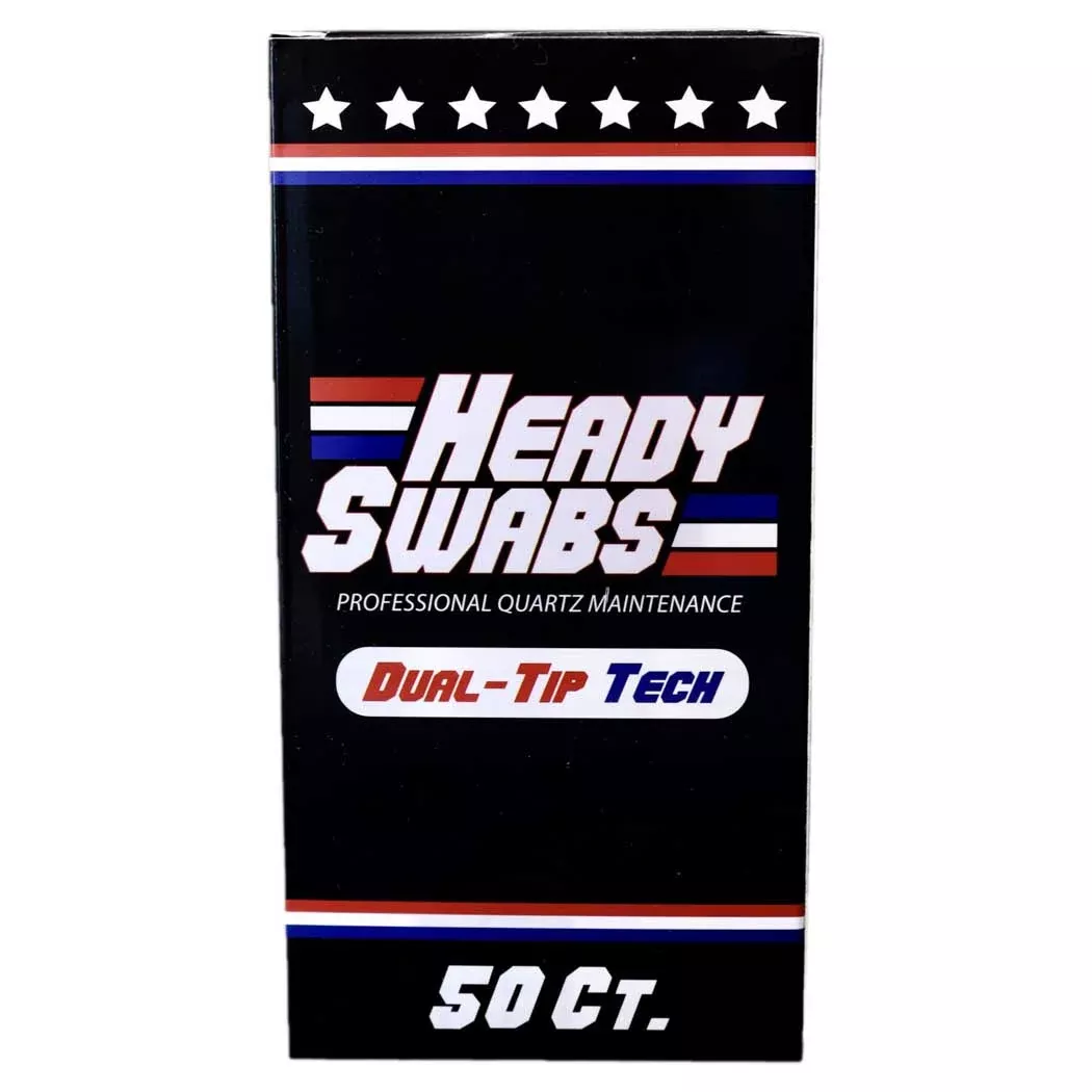 Heady Swabs Dual-Tip Tech 50 Count