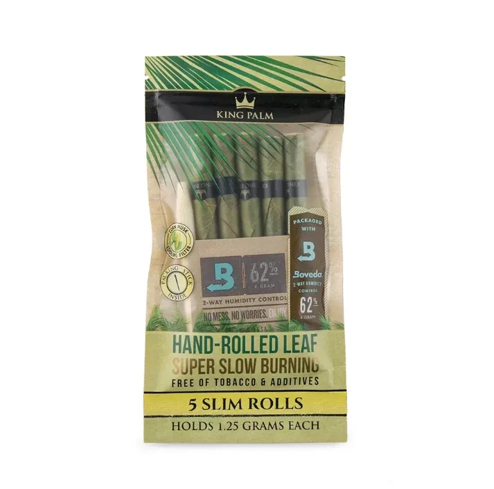 King Palm Slim 5 Pack with Boveda