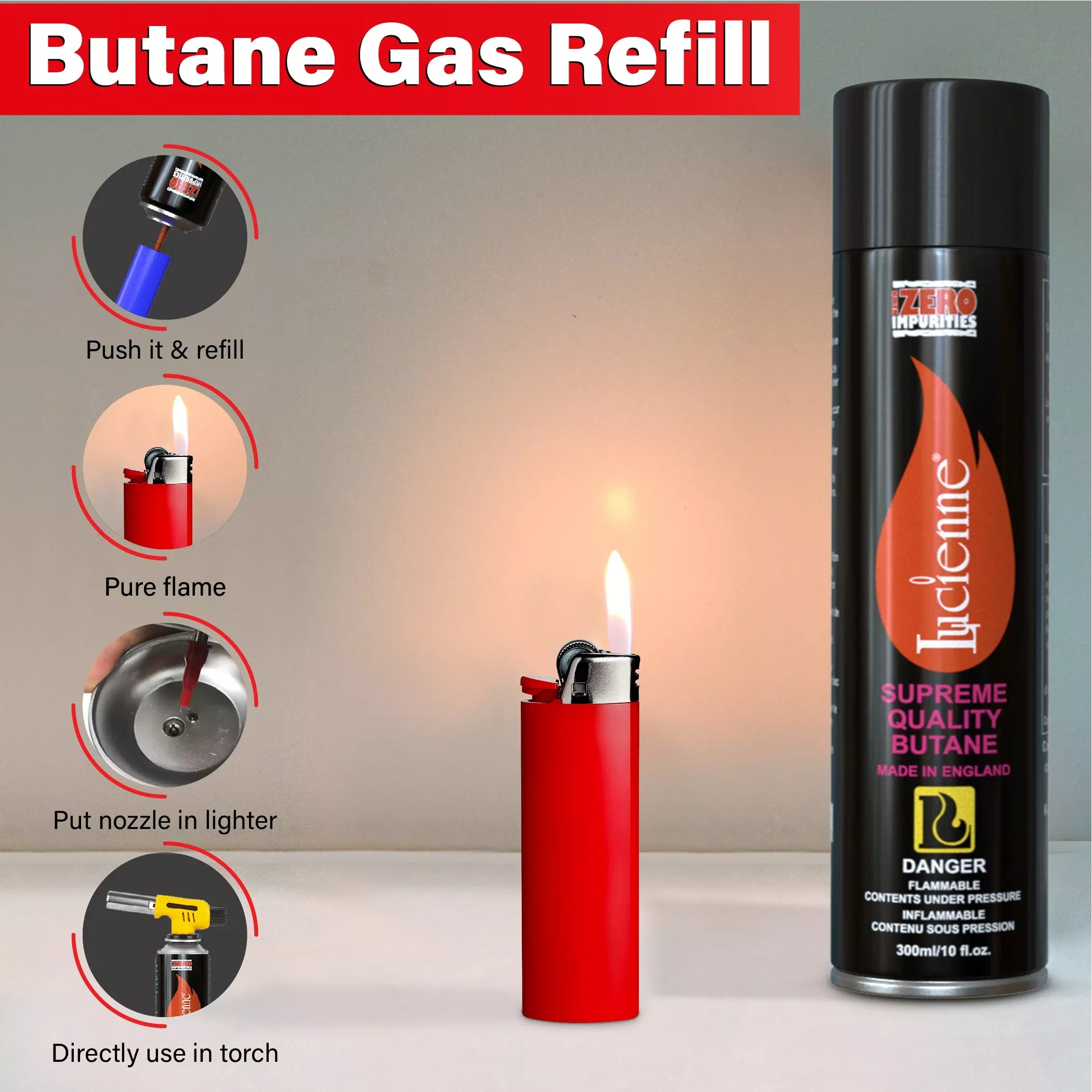 Lucienne Butane (300ml)