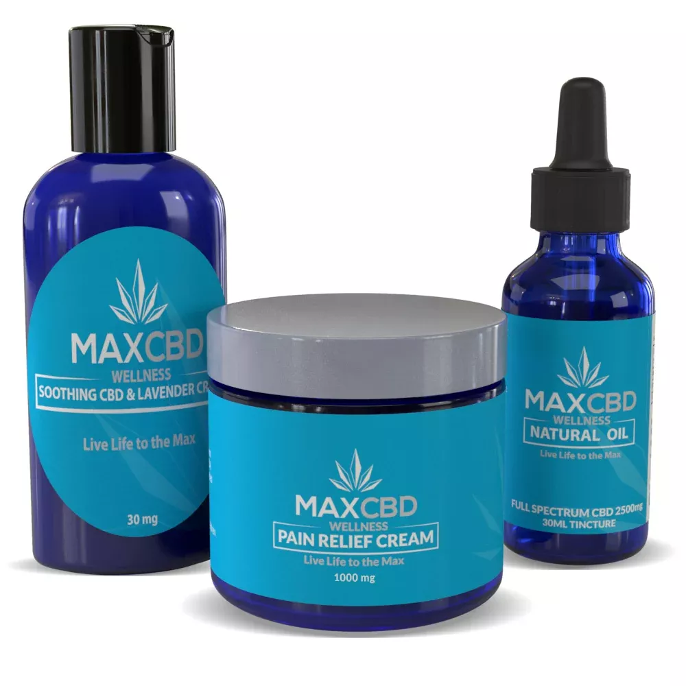 MaxCBD Wellness - CBD Pain Relief Bundle