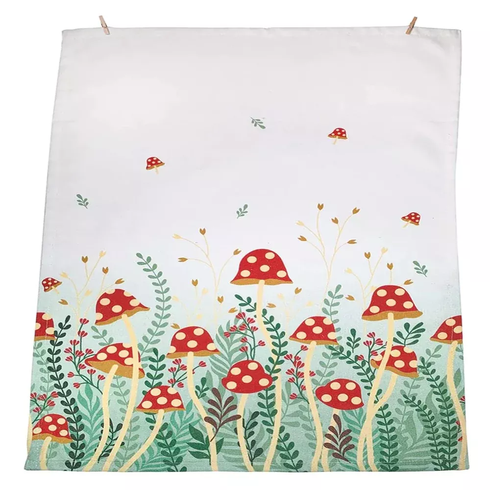 Mushroom Garden Tea Towel - 2 Piece SALE