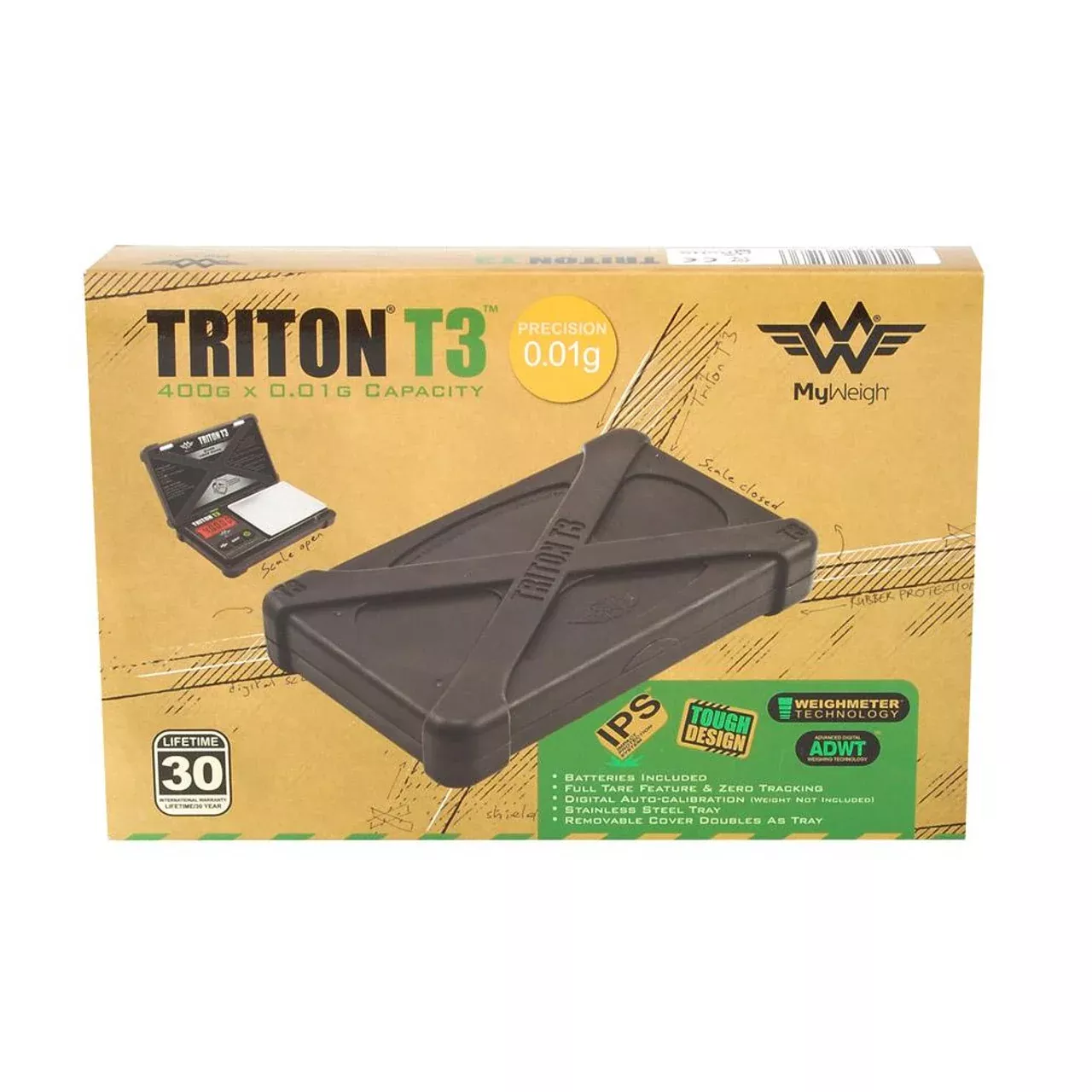 My Weigh Triton T3 - 400g x 0.01