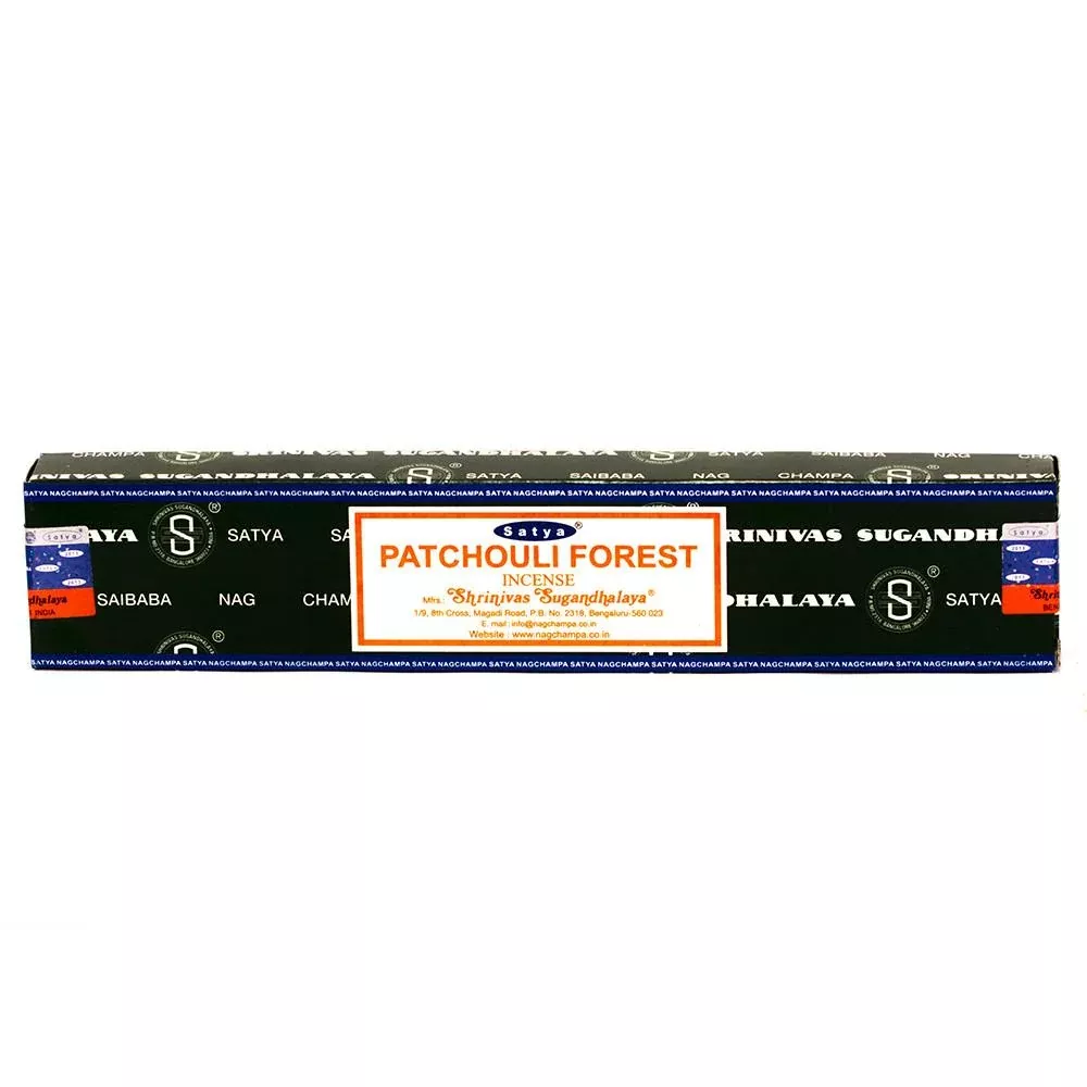 Patchouli Forest Nag Champa 40g Satya Incense Sticks