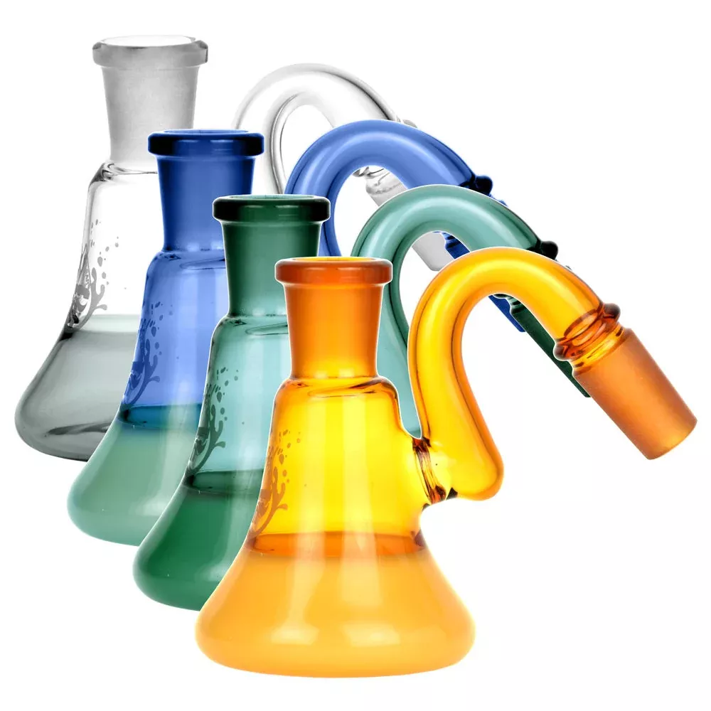 Pulsar Bent Neck Two Tone Ash Catcher | Colors Vary