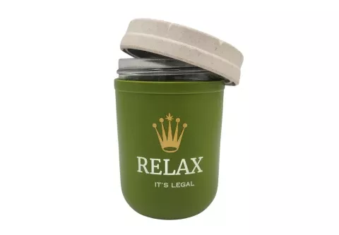 "Relax It's Legal" 8oz Stash Jar