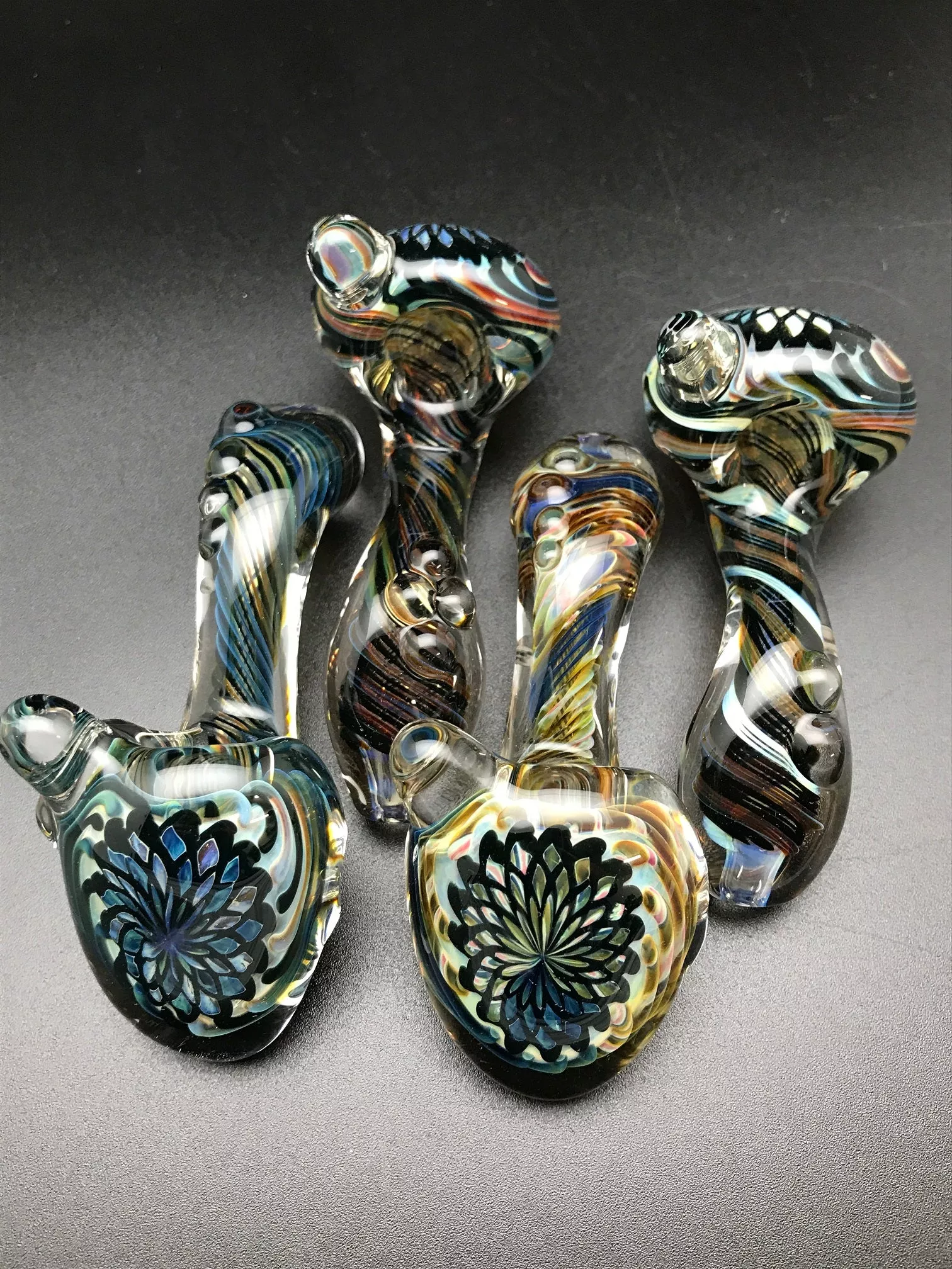 Rotational Science Glass Mixed Color Fillacello Twist Sherlock
