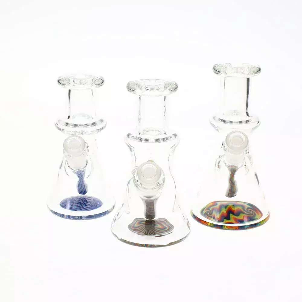 Sky Hizzy Mini Clear & Worked Beaker SALE
