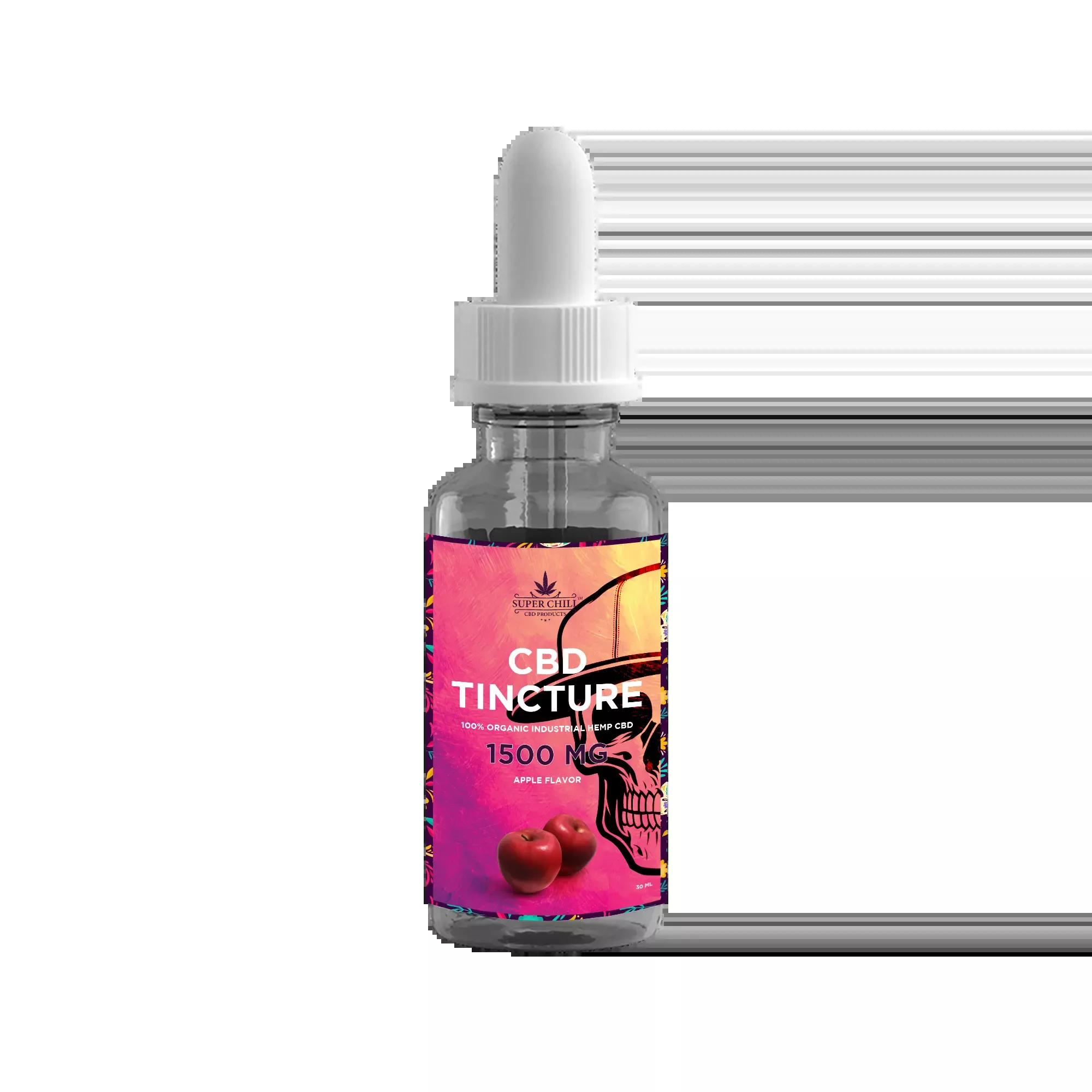 Super Chill CBD Tincture - Full Spectrum - 30 ML - 1500 MG - 100% Natural - Made in USA