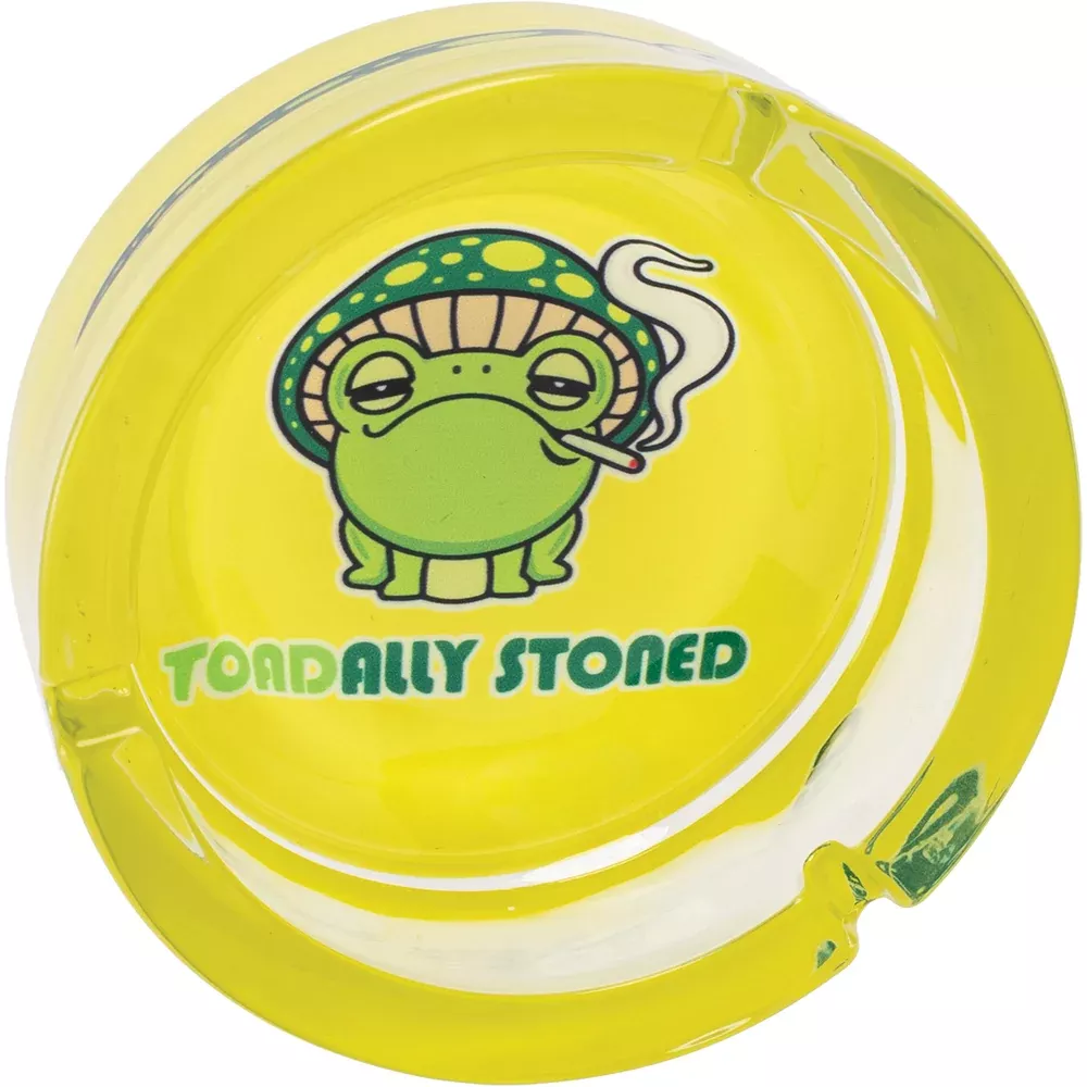 'Toadally Stoned' Glass AshTray