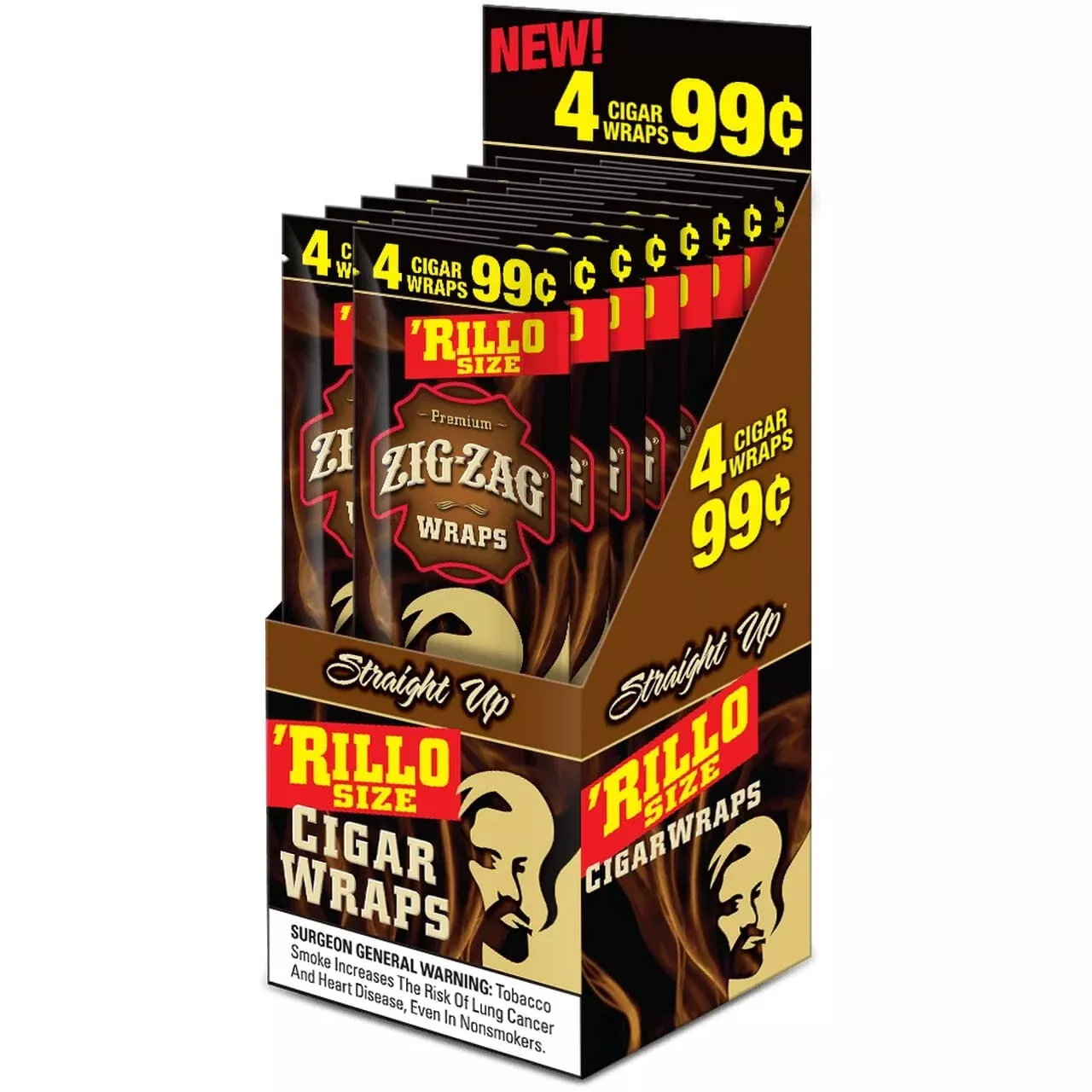 Zig Zag Straight Rillo Wraps