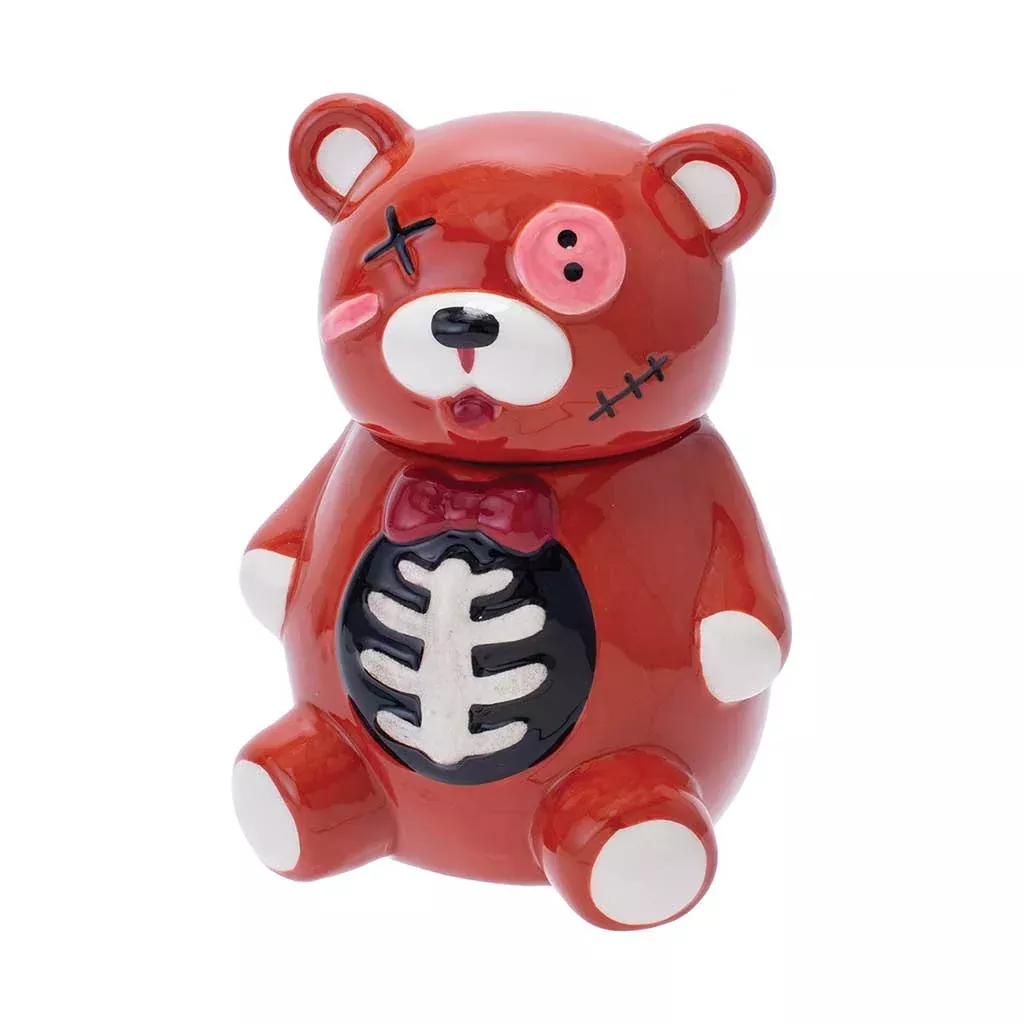ZOMBIE SCARE BEAR STORAGE JAR