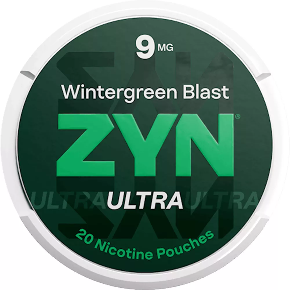 ZYN Ultra Nicotine Pouches Wintergreen 9mg 5ct